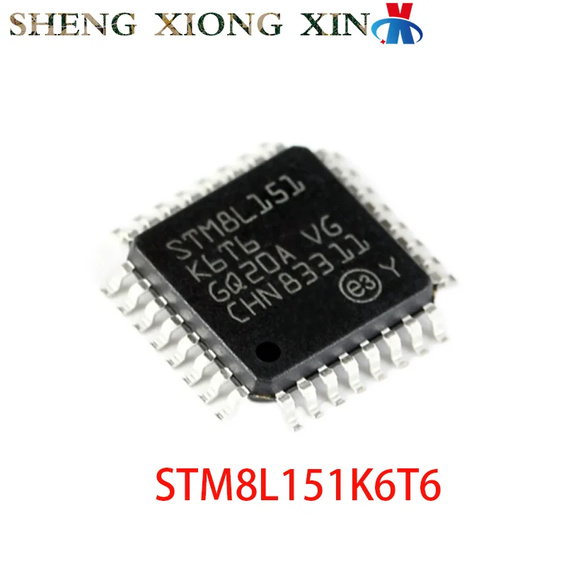 10pcs/lot 100% NEW STM8L151K6T6 LQFP-32 Microcontroller Unit STM8L151 8L151K6T6 Integrated Circuit