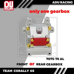 ADU Racing Caja de cambios CNC 7075 T6 ALUMINIO PARA TEAM CORALLY 6S C-00180-033 C-00180-854