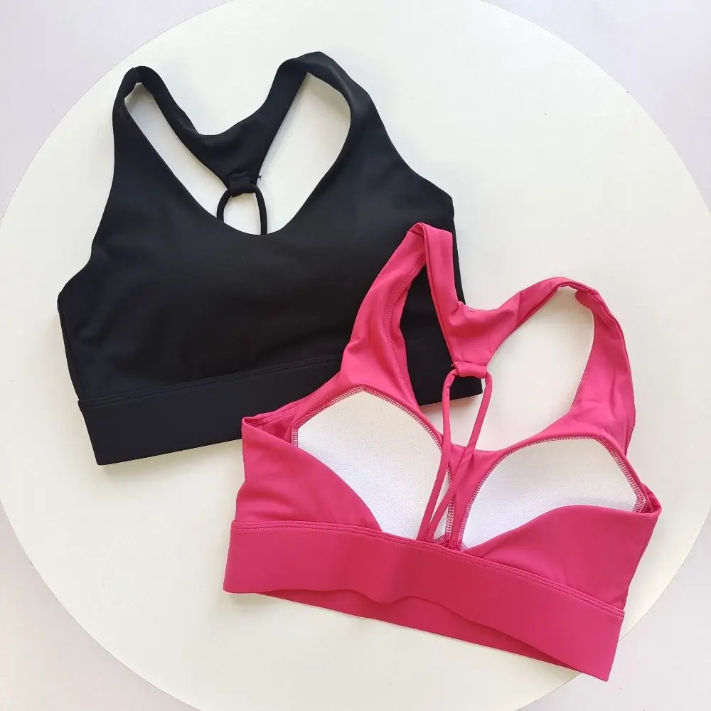 Quick-Drying Sports Bra Shock-Proof Anti-Sagging Support Anti Sagging Bra High-Intensity Support Back Design Yoga Fitness Bra