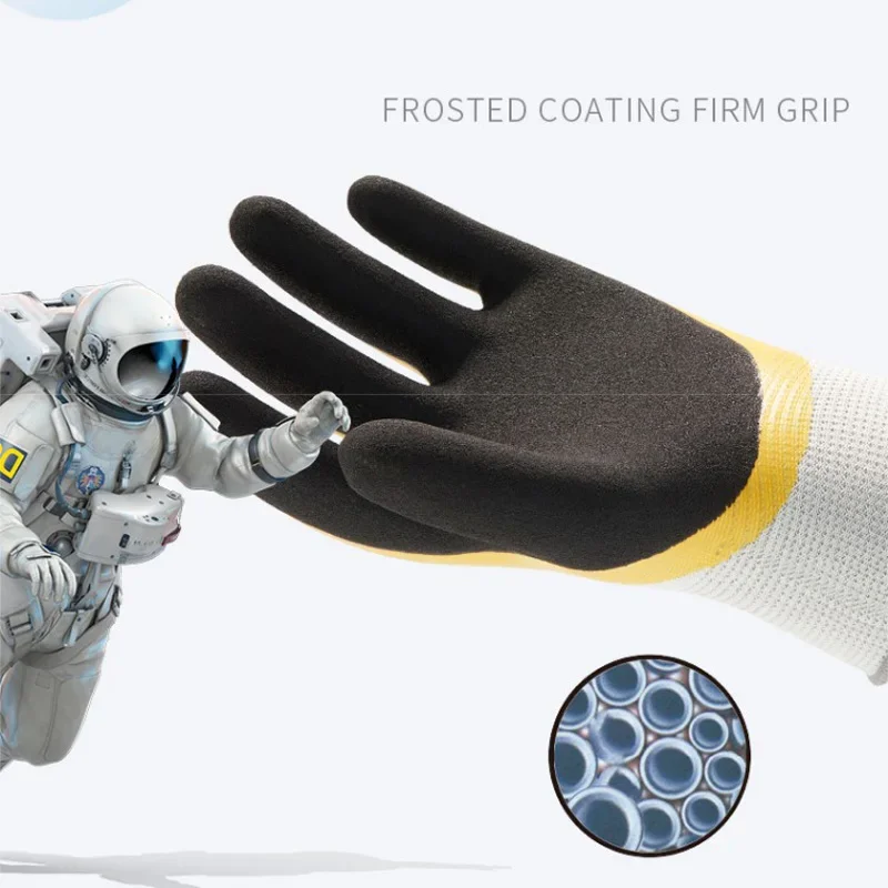 قفازات مقاومة للتمزق قبضة قوية المضادة للانزلاق آلة صيانة السيارات أداة عملية قفازات العمل البناء الزراعي