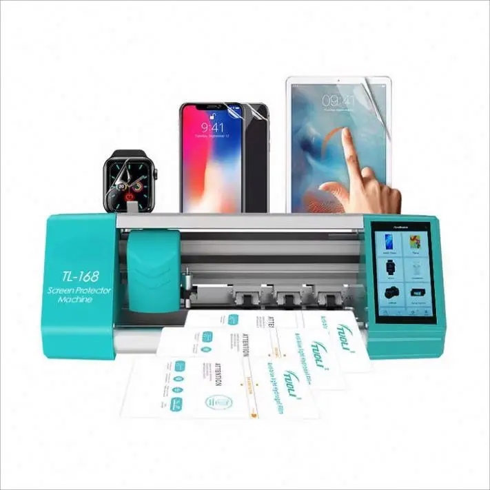 TuoLi Manufacturer's Unlimited Mobile Phone Screen Protector Cutting Machine TPU Hydrogel Film Plotter Back Skin 220v Motor