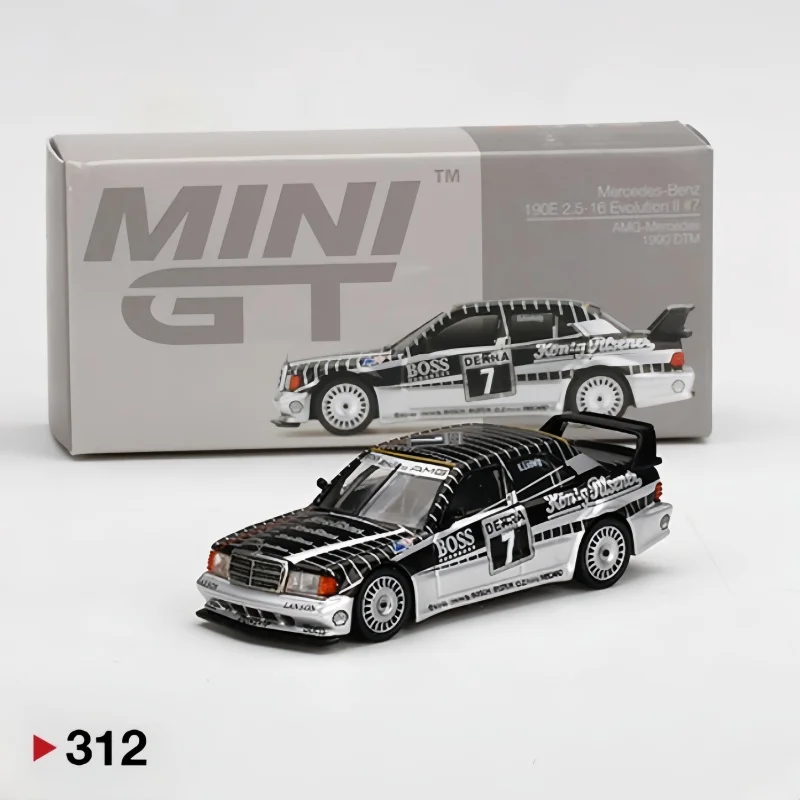 1-64-312-190e-7-amg-alloy-finale-miniature-simulation-car-model-collectible-decorative-item-adult-decoration-gift