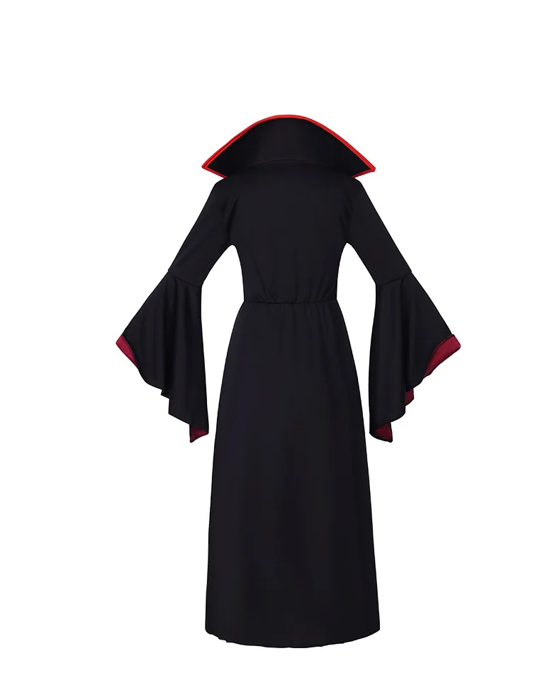 Fancy Vintage Cosplay Witch Princess Vampire Dress Costume Girl Carnival Dress Up Party Child Performance Halloween Clothing