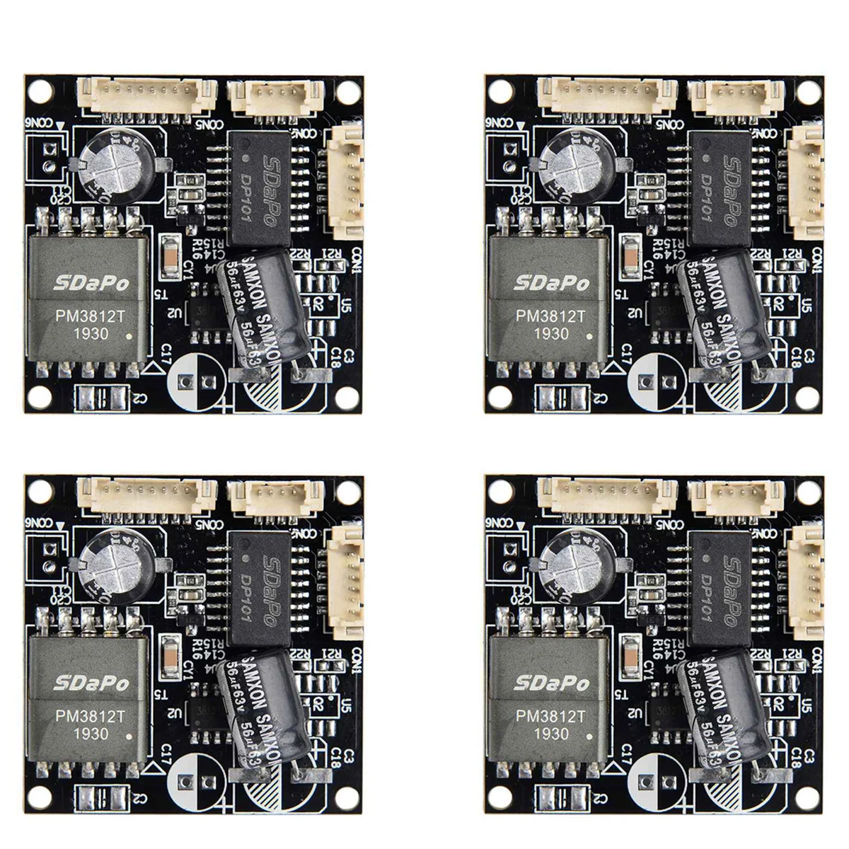 4X PM3812T V7S POE Module Industrial Grade Temperature Resistant 12V1A Isolated IEEE802.3Af