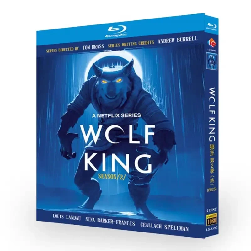 

Wolf King Season 2 Blu-ray High Definition Animation BD Disc Box with Chinese Fan English Korean Japanese French Western Thai