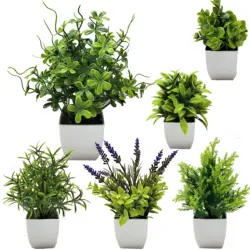 Plantes artificielles bonsaï en pot, mini arbre vert, fausses fleurs, ornements pour maison, fête de jardin, décor d'hôtel, µ