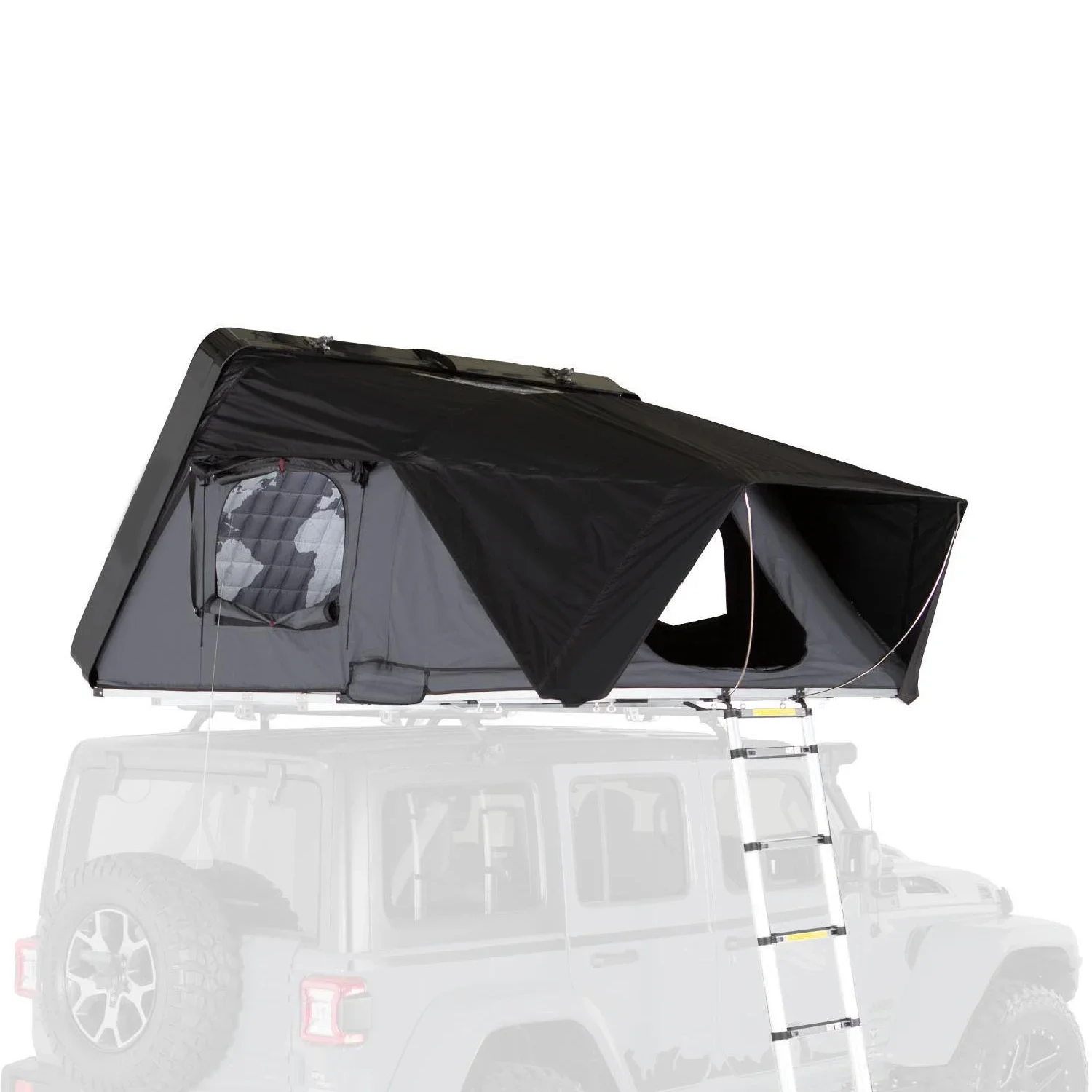 hard shell Vehicle Car Trailer Roof Top Tent Aluminum Rack   canvas Tents For Camping Windbreak Overland One Bedroom