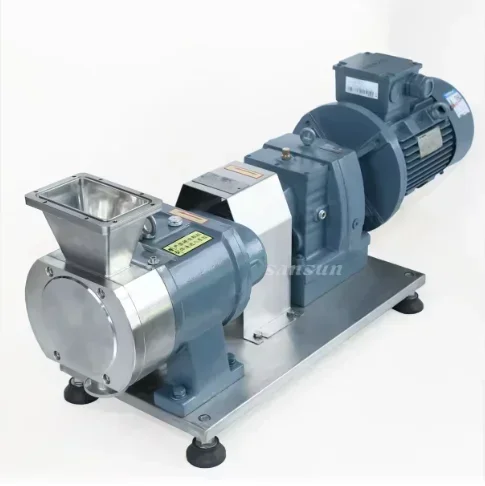 مضخة نقل الطعام الصحية 316L مضخة دوارة الفص مضخة دوارة عسل كهربائية عالية اللزوجة متوسطة الضغط العالي بدون محرك