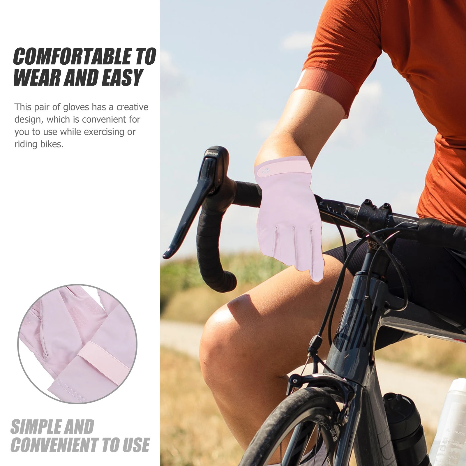 

1Pair Wear-Resistant Breathable Riding Gloves Comfortable Outdoor Fishing Fitness Sports Supplies Riding Gloves