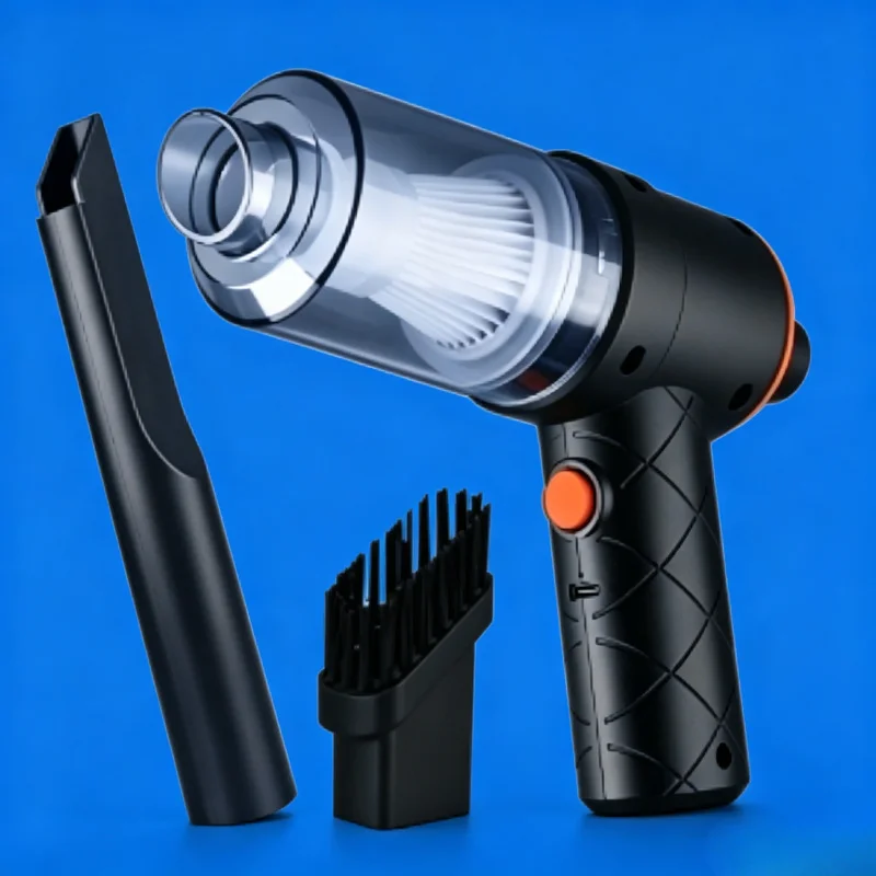 Wireless Handheld Mini Vacuum Cleaner 6000Pa Dual Purpose Portable for Car Home Pet Hair Cleaning
