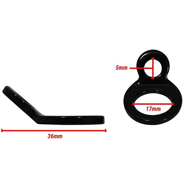 1 para pierścieni do wiązania pasków do motocykli Dirt Bike ATV UTV Attach Tie-downs Pierścienie do wiązania pasków ze stali nierdzewnej