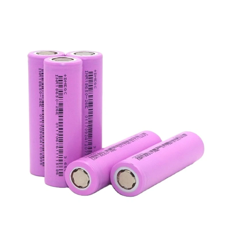 5C Discharge 3.7V 18650 Battery 2600mAh INR18650-26E from DMEGC