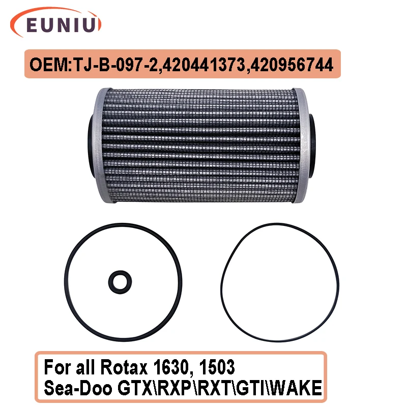 Rotax 1630 Oil Filter For Sea-do 2016-2021 300HP RXP-X RXT-X GTX OEM TJ-B-097-2,420441373,420956744