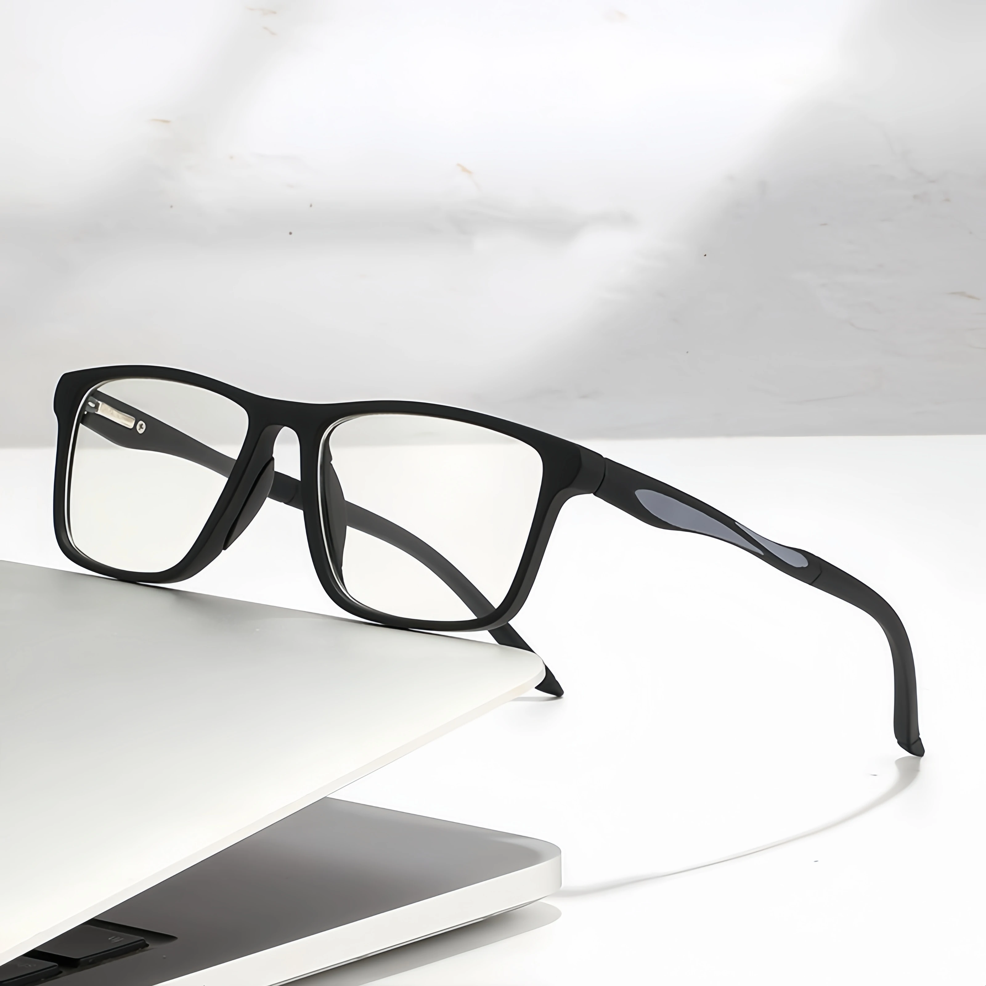 

Fashionable and trendy simple square-framed glasses, versatile anti-blue light glasses for both men and women in daily life