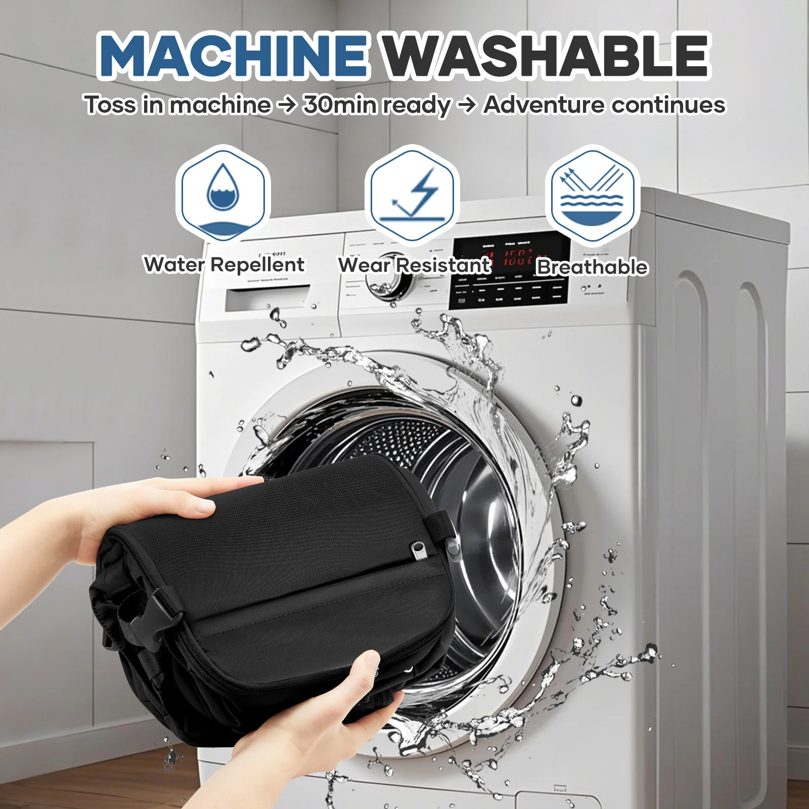 حقيبة ظهر للسفر تحت المقعد، حقيبة ظهر Wizz 40x30x20 للسفر على شكل طائرة مريحة للاستخدام الخارجي للرجال حقيبة ظهر للكمبيوتر المحمول في الهواء الطلق