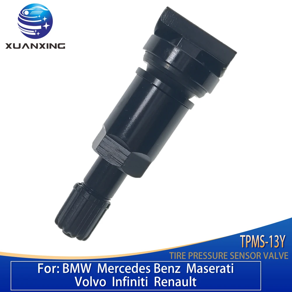 Válvula de neumático de TPMS-13 para Mercedes benz, sensor de presión de neumáticos TPMS de aluminio, repuesto