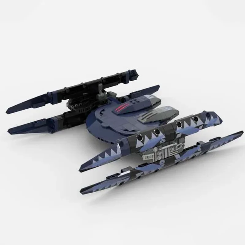 350pcs MOC Hyena Droid Bomber Star Batter Separatist Battle Droid Fighter Sci-Fi Aircraft DIY Model Building Block Birthday Gift