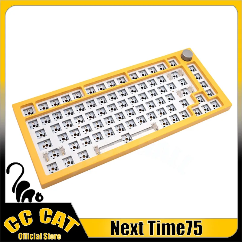 

Nexttime X75 Wired Gaming Mechanical Keyboard Kit 75% Gasket Next Time Customized Hot Swap Rgb backlit Type-C Wireless Keyboard