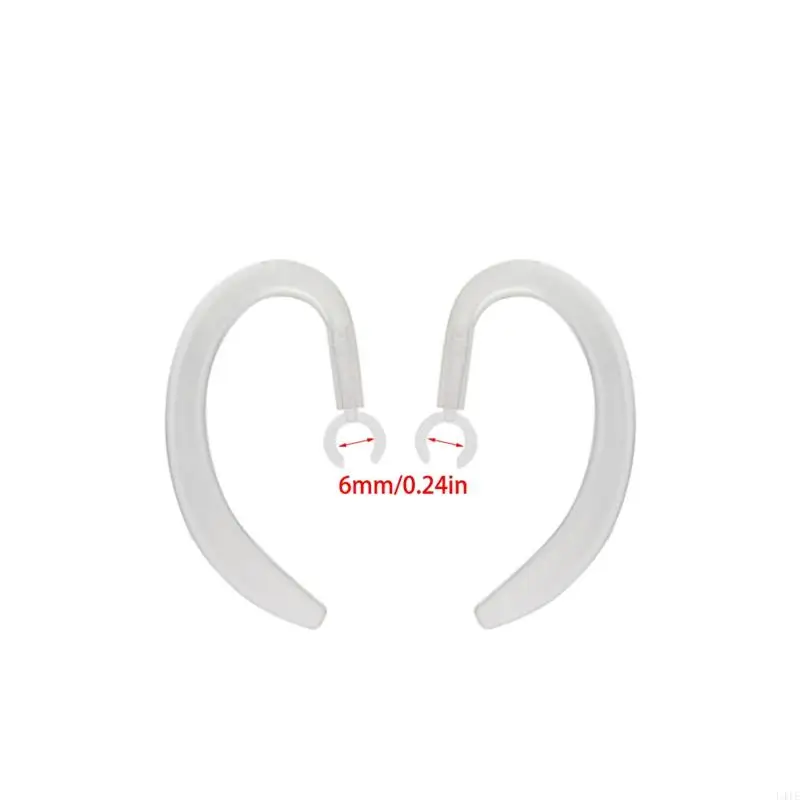 

L41E Anti-lost Earhook Silicone Sports Ear Hook Holder Earloop Wings Retractable 2pcs