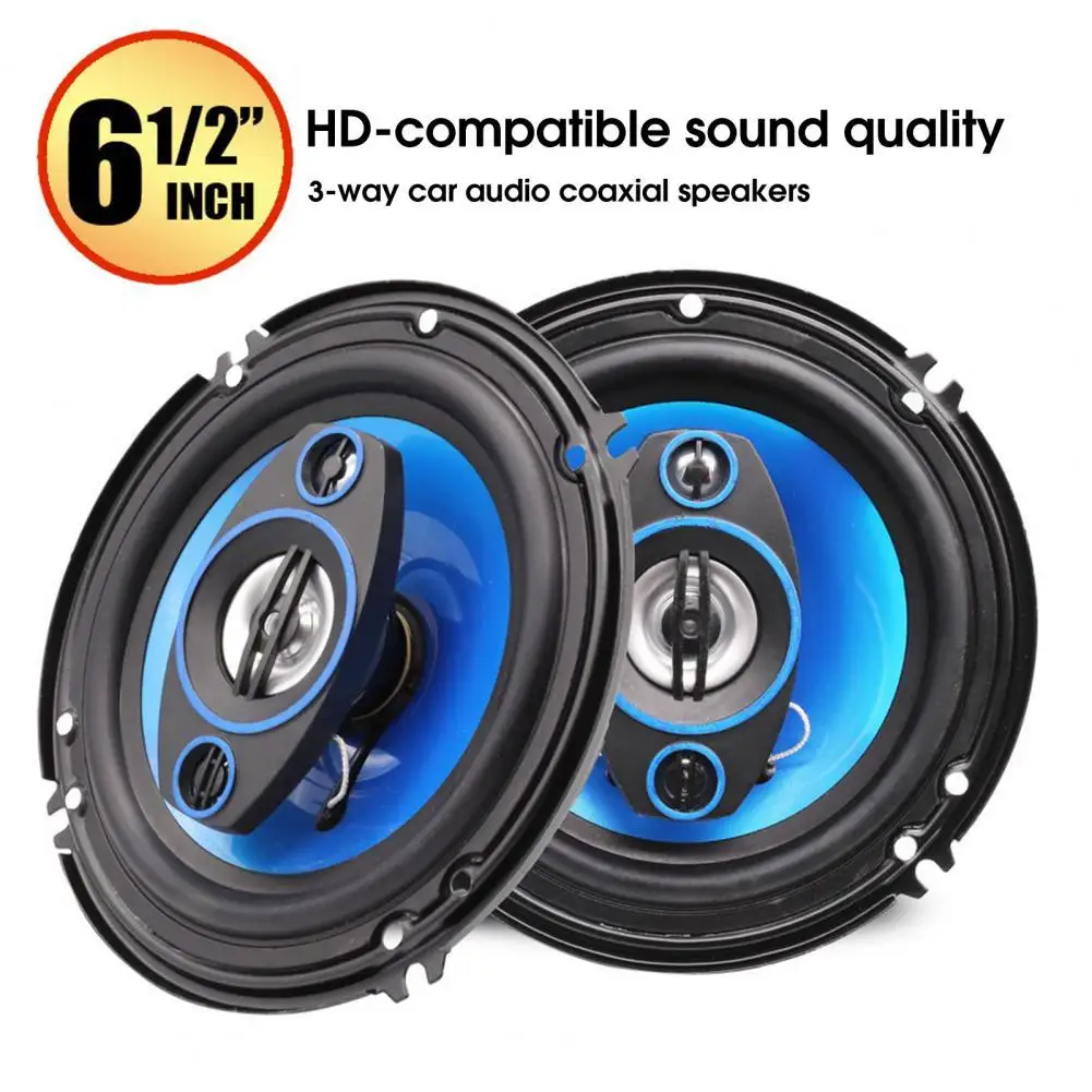 Accessory 2Pcs Practical 6.5-Inch Car Coaxial Stereo Horn 12V Car Audio Subwoofer Full Frequency   for ATV