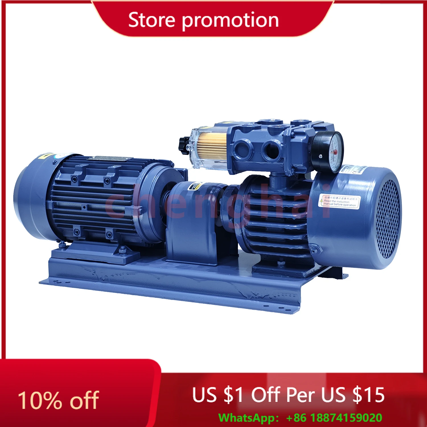 

Hot Sale 280l/min Pronotek Vacuum Pump Oil Free Electric 200V Rotary Vane Pump Lab Gas Sampling Pump Made in China