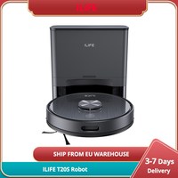 ILIFE T20S Robot Vacuum Cleaner, 5KPa SuctionPower, 260mins Runtime, Self-Empting Station System, LDS Navigation, App Control