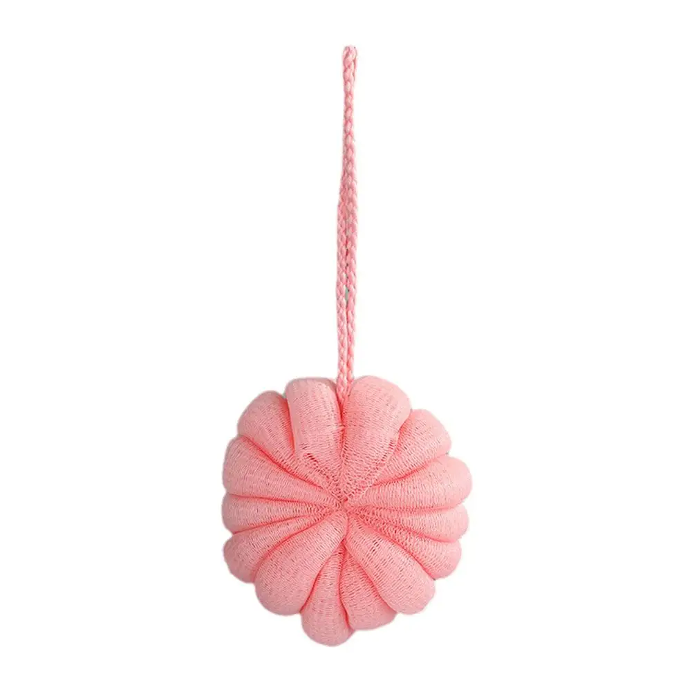 Bad Bubble Ball Exfoliërende Scrubber Zachte Douche Mesh Lichaam Nieuwe Bad Schuimende Bal Pompoen Spons Badkamer Accessoires B9a0