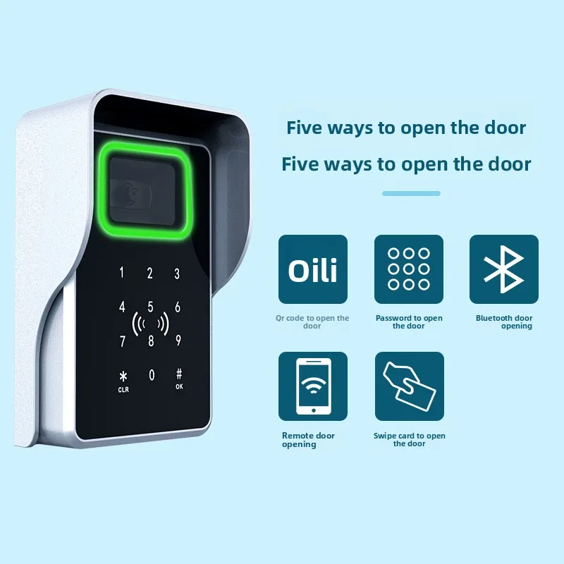 Dynamische QR-Code Cloud-Zugangskontrolle All-in-One-Maschine Büro Handy Remote Community Access Control System Lesekopf