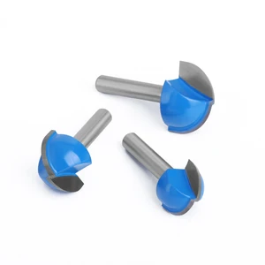 Lavie-Connection of Bits Nose Rounders, Round Wood Frais, Solid Carbide Tools, CNC Radius Box, 1.4 rod, 6mm, 1pc 8 Main Sales CNC Router Madeira - №2