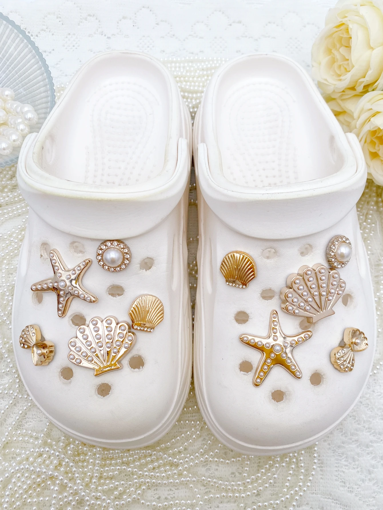 10-piece shoe decoration DIY casual shoe decoration - An interesting and versatile way to personalize your footwear