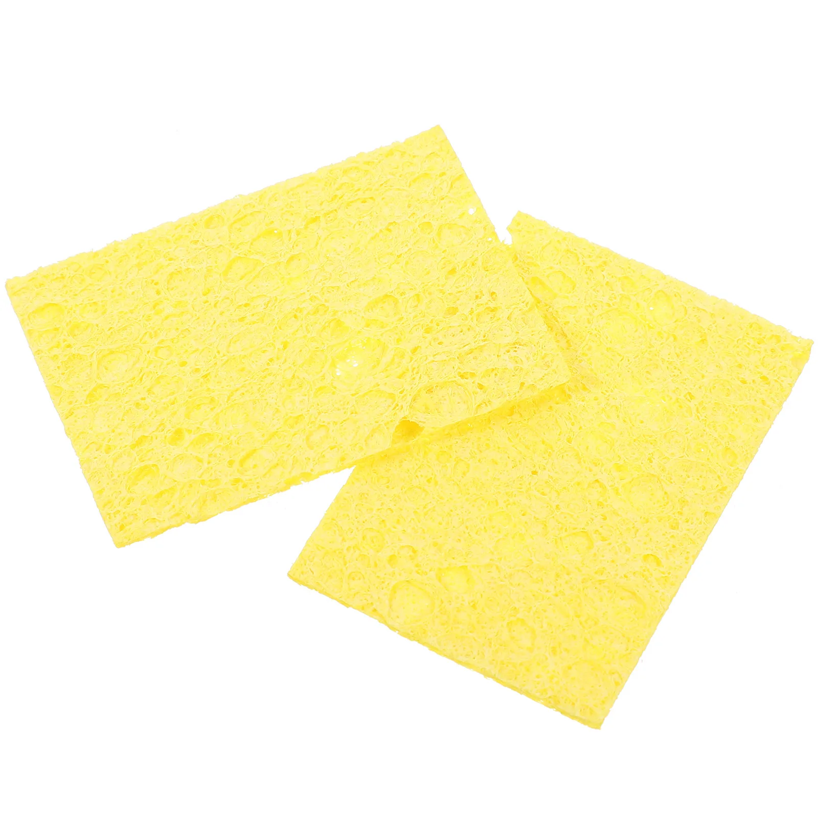 

50pcs Soldering Iron Sponge Durable Lightweight Anti Scald High Temperature Resistant Cleaning Sponges Tin Remover PCB Board