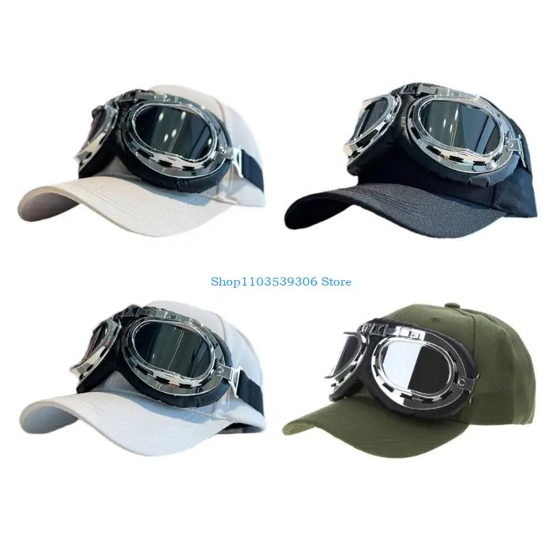 

400A Baseball Cap Sunglasses Hip Hop Hats forSun for Protection Curved Visor Baseball Hat Dad Hat Outdoor Sunscreen Ha