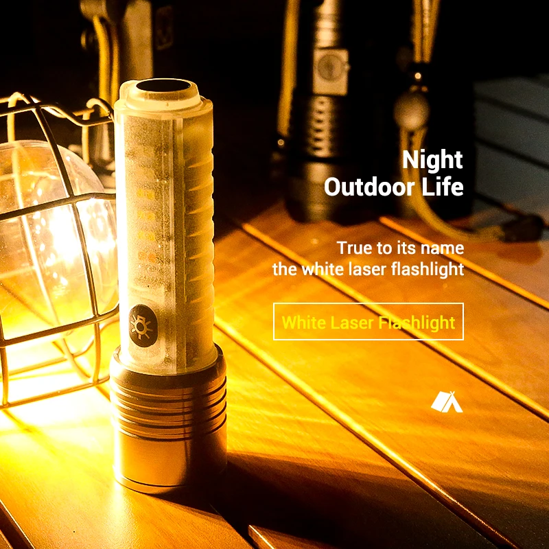 Светодиодный фонарик 800LM, 30 Вт, IPX5 — несколько режимов, магнитный хвост и съемный зажим, перезаряжаемый через USB для улицы/работы