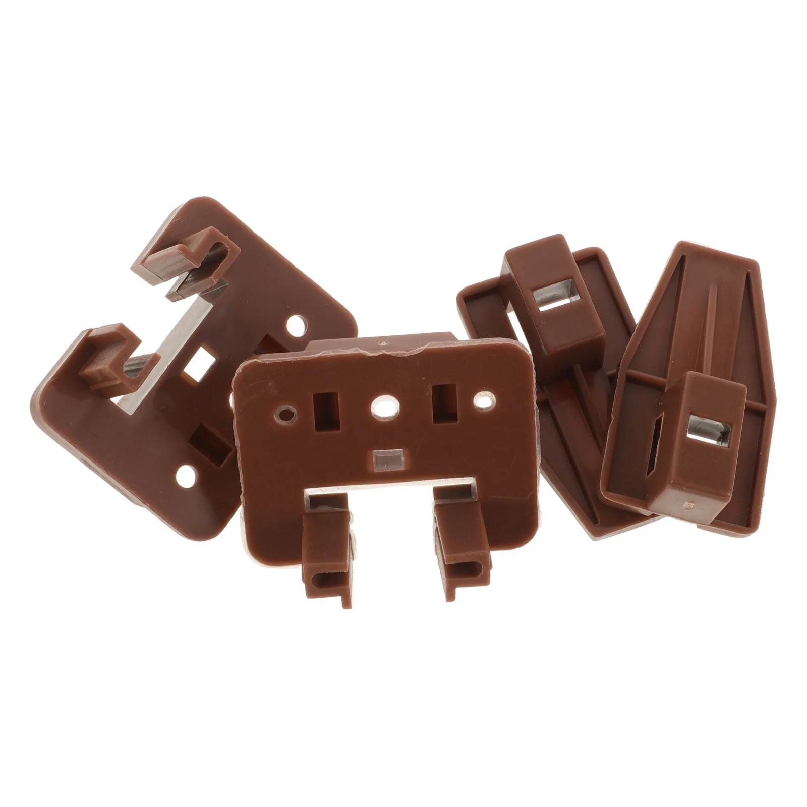 

2 set Plastic Slides Kit Replacement Parts Wardrobe Track Guides Drawer Bottom Repair Drawer Stoppers For Cabinet Dresser