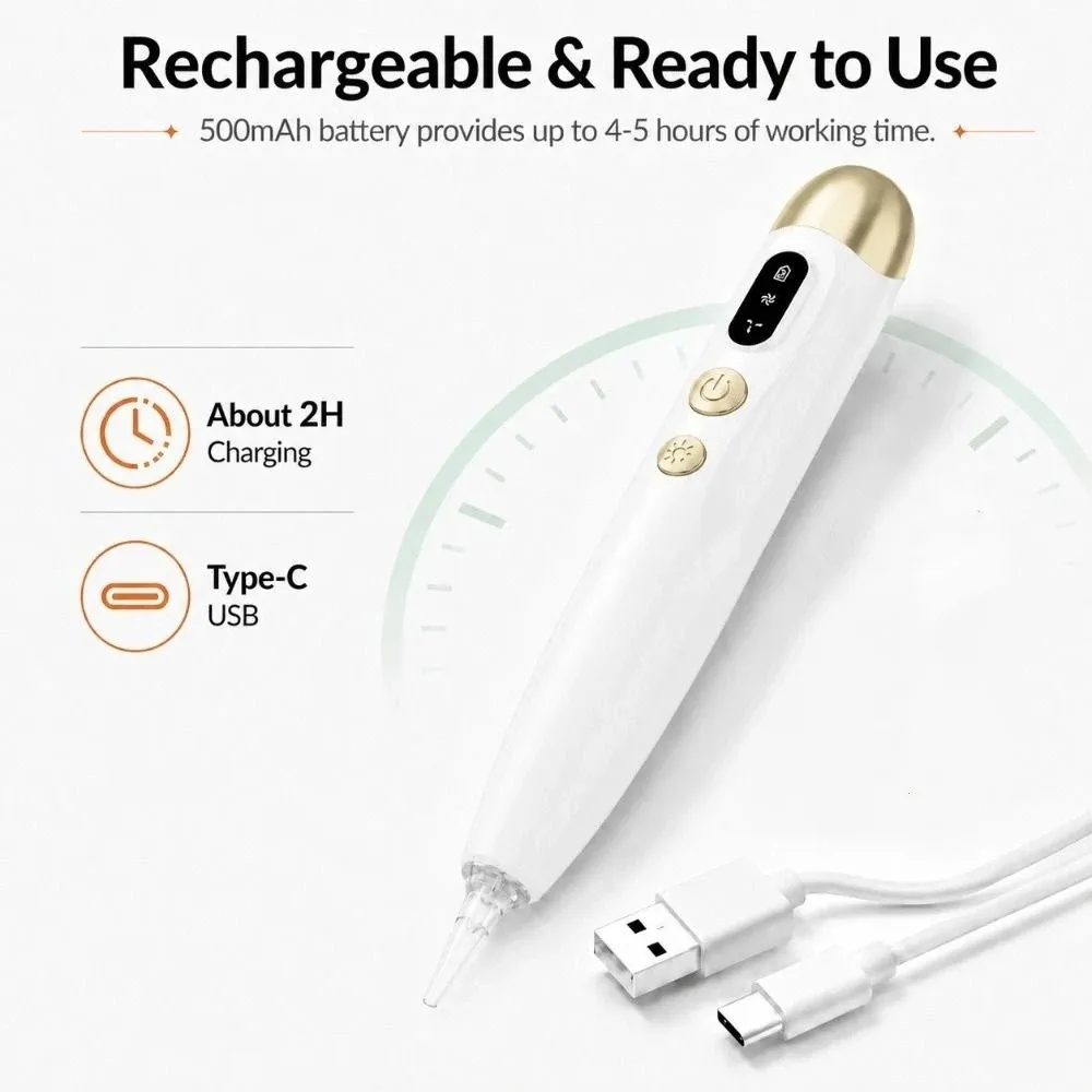 LED Light Electric Diamond Painting Pen Low Noise Adjustable Speed Modes Wireless Diamond Art Tool Simple Button Operation