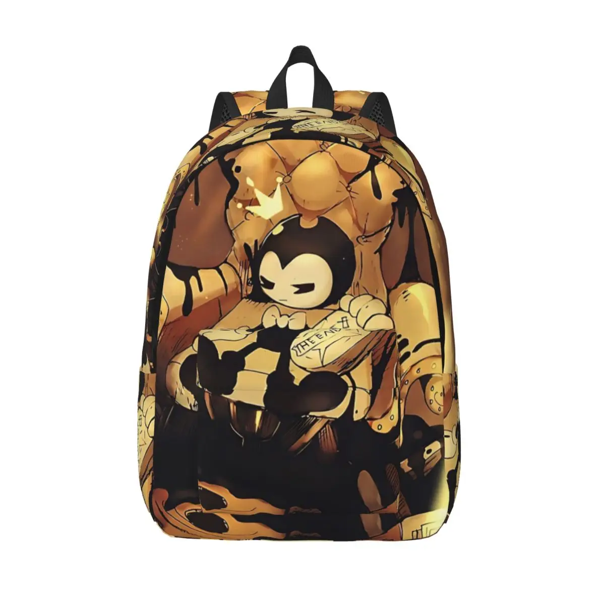 Bendy And The Dark Revival for Men Women Student School Bookbag Ink Machines Daypack Elementary High College Travel