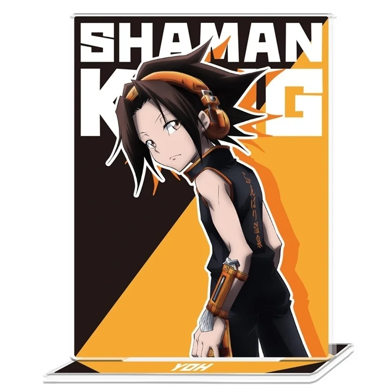 لوحة عرض على شكل إنسان من الأكريليك من Anime SHAMAN KING تم وضعها على المكتب أو السيارة. يمكن تقديم كهدية للأصدقاء.