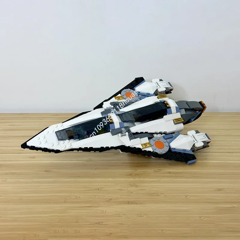 405 Pezzi Star Battle Delta-7X Super Aethersprite Heavy Starfighter, Modello di Astronave, Blocchi da Costruzione MOC, Mattoncini Creativi Impilabili