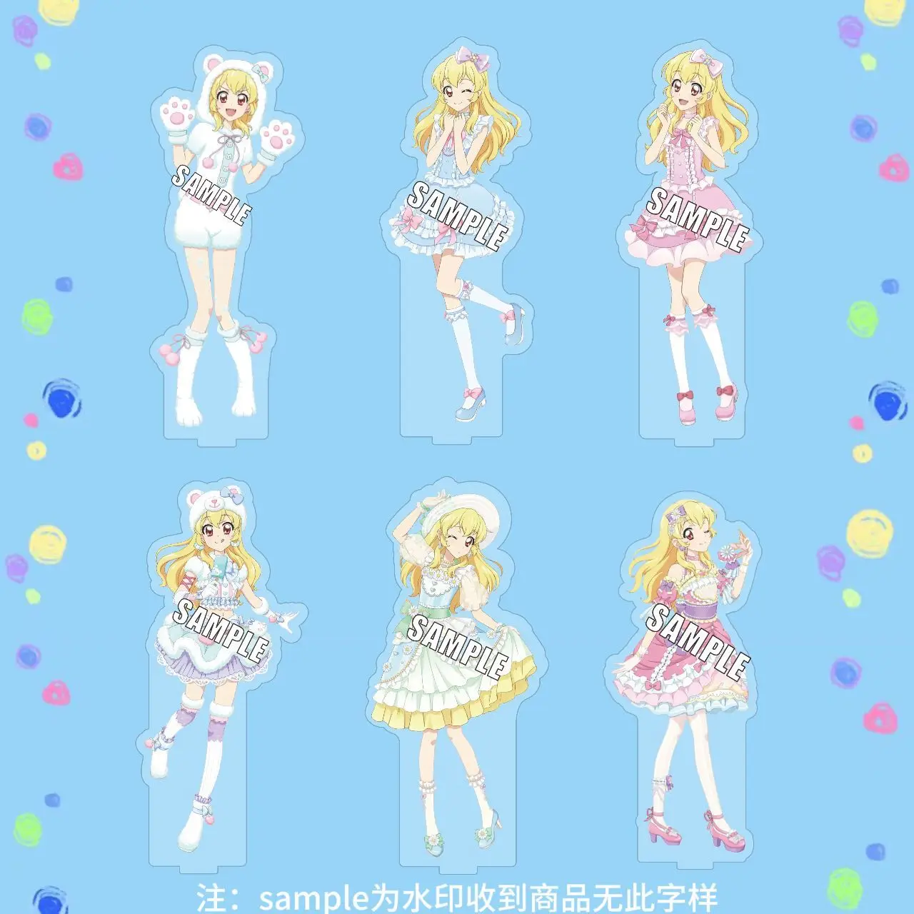 Aikatsu Ichigo HD Stand Sign Anim Same Style Surrounding Acrylic Creativity Model Child Figure Girl Student Decor Birthday Gift