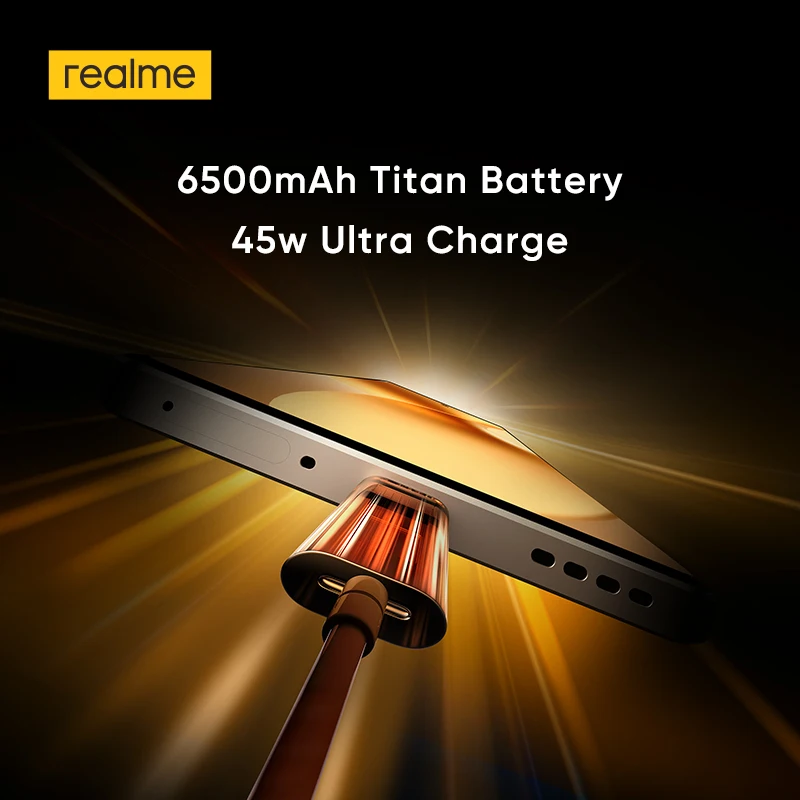 Smartphone realme 15 5G, 6500mAh, procesador de 45W, pantalla AMOLED de 6.77″ y 144Hz, NFC, Dimensity 7300+ 4