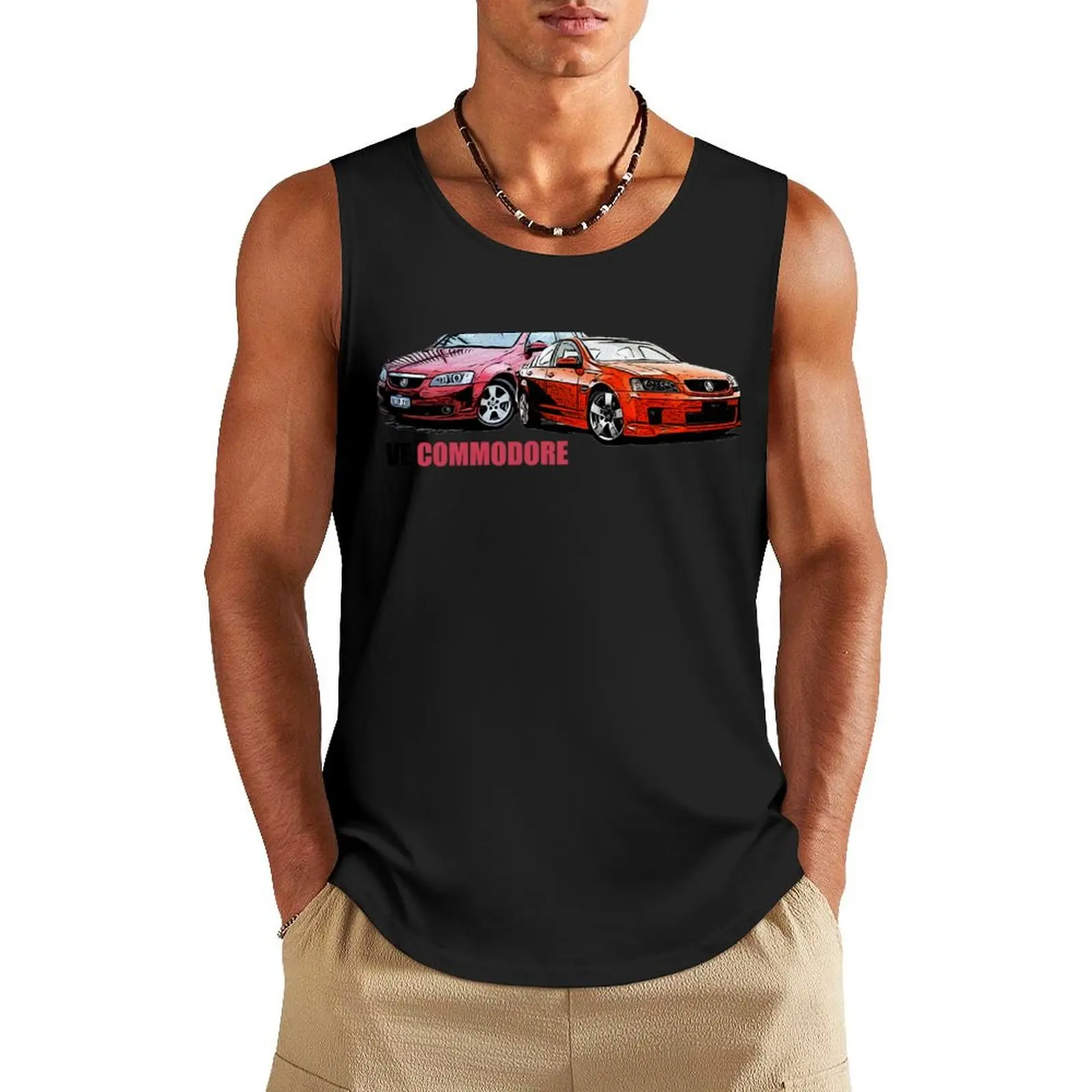 VE Commodore Tank Top Men's t shirt gym clothes man fitness