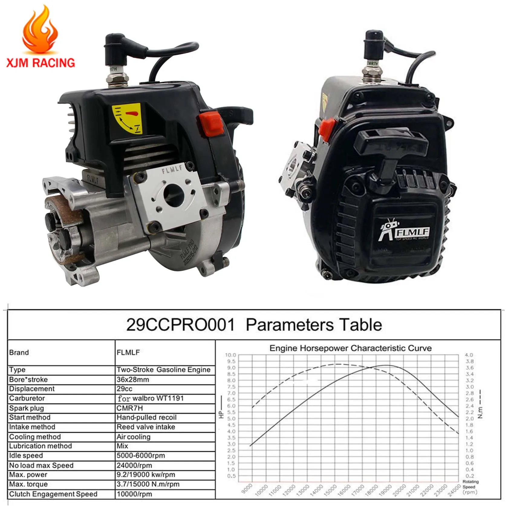 Válvula de palheta exclusiva 29cc 30.5cc 32cc pro, motor de 4 parafusos para 1/5 hpi rovan km baja lt ql fid mcd gopy redcat fg hsp rc peças de carro