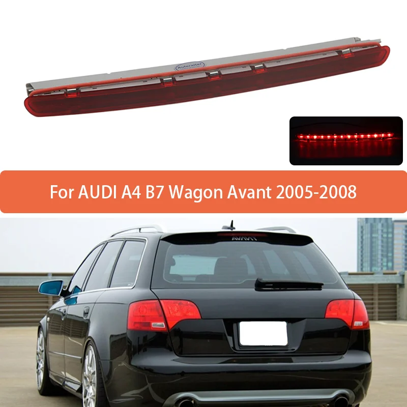 

Высоко установленный стоп-сигнал в сборе для Audi A4 B7 Wagon Avant 2005 2006 2007 2008, задний стоп-сигнал на крыше 8E9945097B