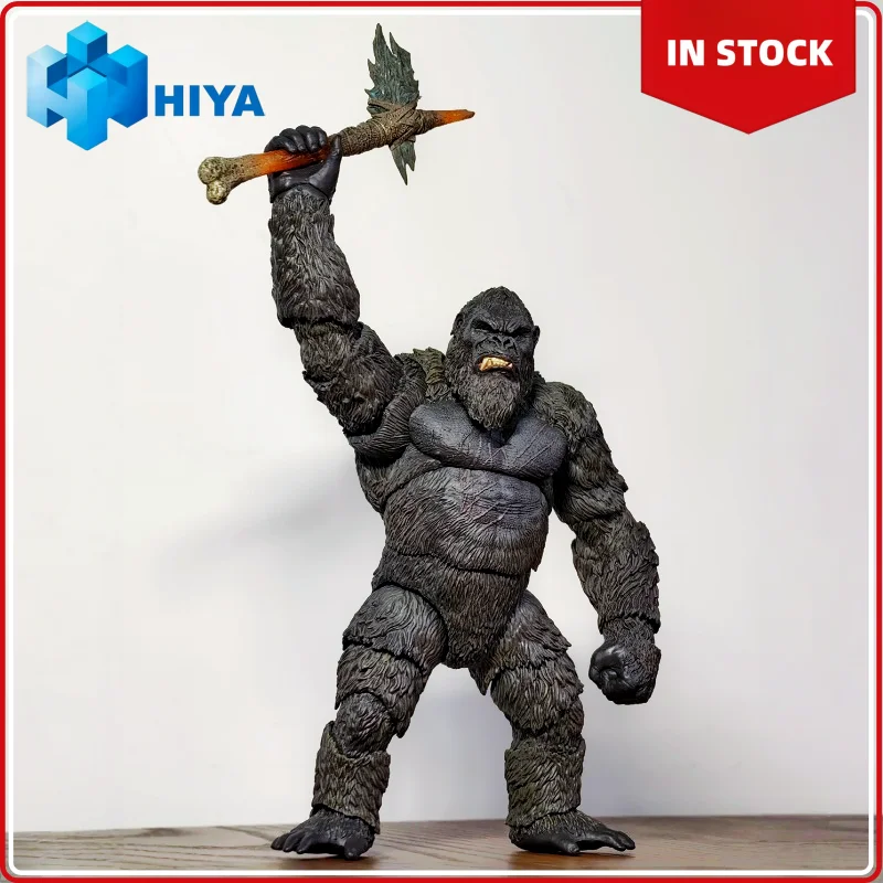 

Original16cm HIYA King Kong Exquisite Basic Series Action Figure The New Empire Kong Anime Merch Movable Joint Toys Boy Gift