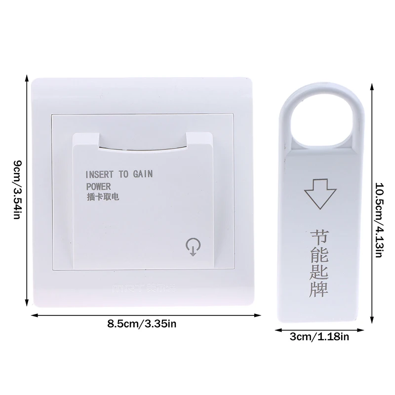 Magnetic Card Switch Energy Saving Switch Insert Key For Power Magnetic Key For Power With Insert Card For Hotels Homes