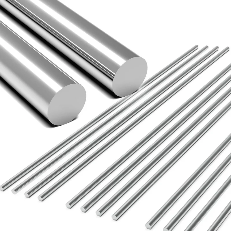 2pcs 304 Stainless Steel Solid Round Rod Lathe Bar Stock Assorted for DIY Craft Tool Diameter 2mm 3mm 4mm 5mm 6mm 8mm