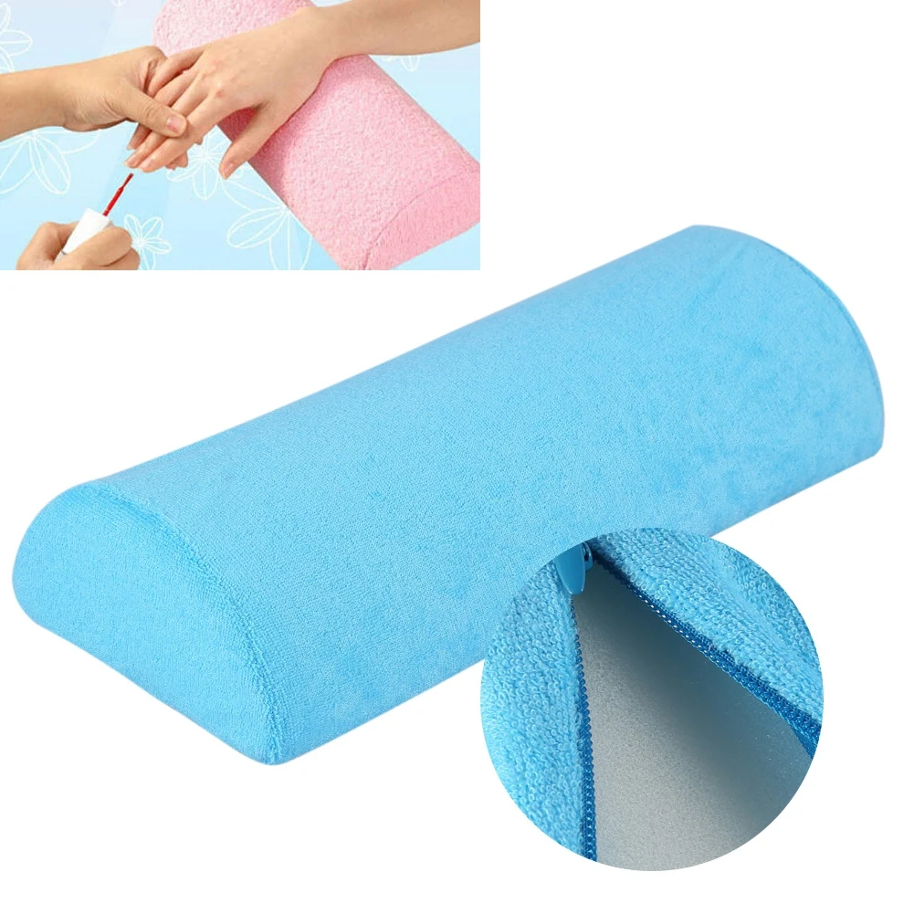 

Hand Pillow 10 Colors Salon Hand Rest Cushion Detachable Washable Nail Art Soft Sponge Pillow Nail Cushion