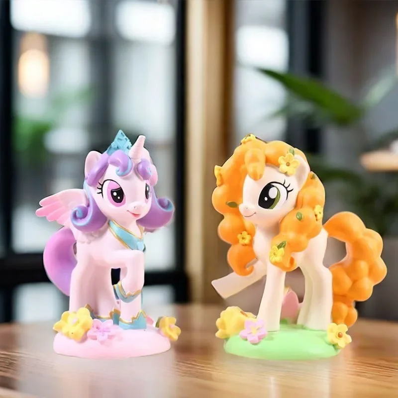 Hasbro My Little Pony Flurry Heart Princess Cadance Leuke Cartoon Blind Box Figuur Creatieve Anime Film Desktop Ornament Geschenkdoos