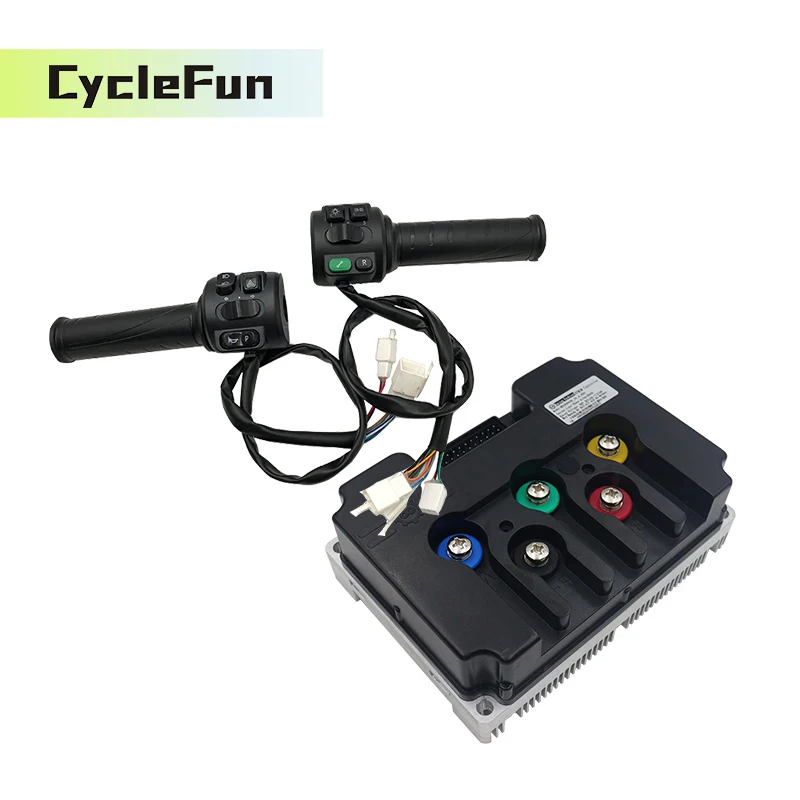

YUANQU Fardriver ND841000 84V Phase 1000A Far Driver PMSM BLDC Controller With T08 Throttle for 8KW-10KW Electric Motorcycle
