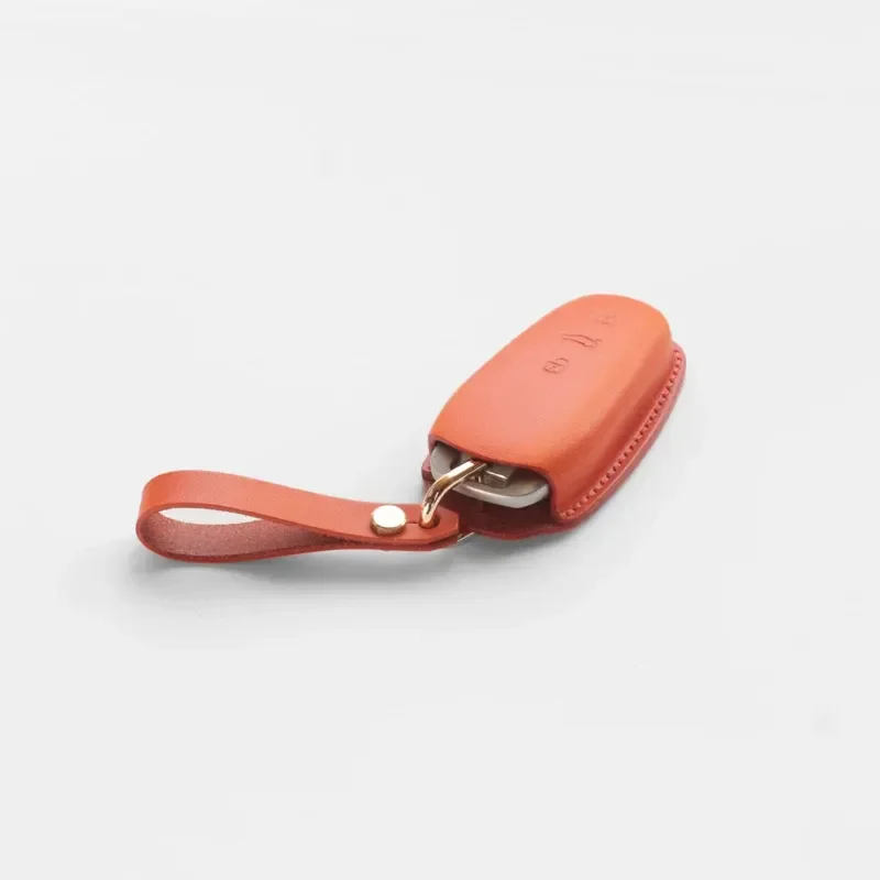 for Audi A3 A6 A7 A8 Q7 Pure Handmade Leather Key Cover Simple Fashion High End Exquisite Custom Key Case